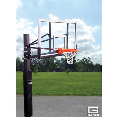 Gared Sports BB72G50 Glass 8800 Goal Endurance Playground System Backboard GP104G72