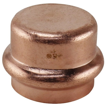 Apollo Tube Cap, 1 in, Press Fit, Copper, 300 psi Pressure XPRCAP1