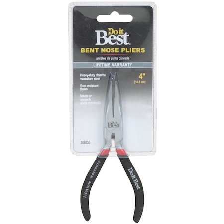Do It Best 4'' Bent Long Nose Pliers 306339