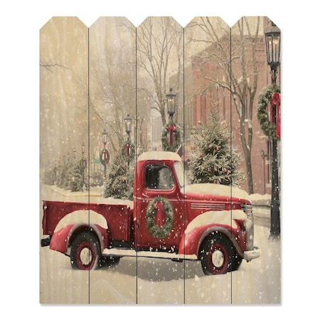 Homeroots Snowy Day in Wellsboro Unframed Print Wall Art 407510