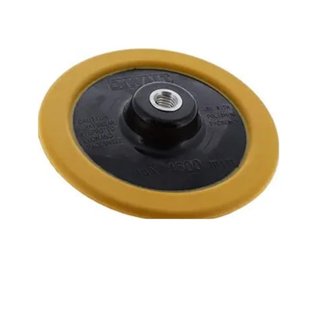 Dewalt Backing Pad, 5/8-11 in Arbor/Shank, Hook and Loop Attachment Type N092491
