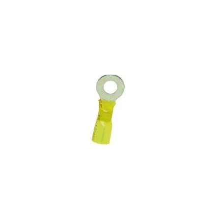 Hillsdale Terminal Ring Terminal, 1/4 in Stud Size, 10 AWG, 200 PK 70240