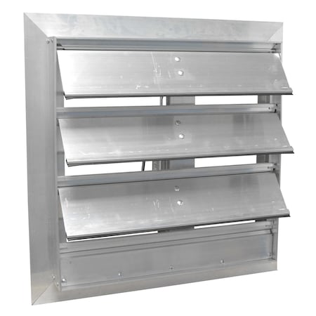 Canarm Motorized Damper, Aluminum, Square, 18 ga SX3216X16