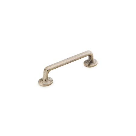 Schaub 4in Center to Center Mountain Cabinet Pull Italian Nickel Finish 777-IN
