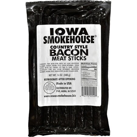 Iowa Smokehouse STICK MEAT CS BACON 16OZ IS-16CSBA