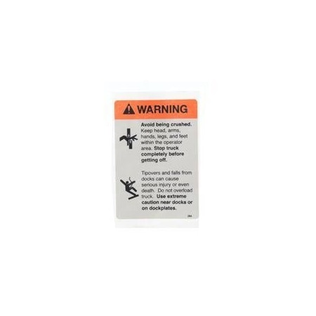 Crown REPLACEMENT DECAL, WARNING RIDER 69264