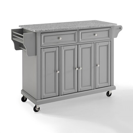 Crosley Full Size Granite Top Kitchen Cart KF30003EGY