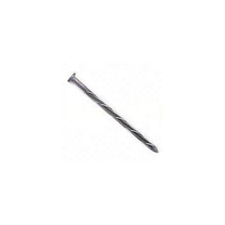 Pro-Fit 00 Finishing Nail, 6 in L, Carbon Steel, HotDipped Galvanized, Flat Head, Spiral Shank, 5 lb 33245