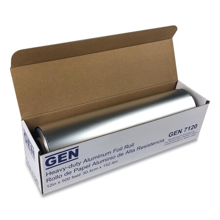 Gen 7120CT 12 in. X 500 ft. Heavy-Duty Aluminum Foil Roll GEN7120CT
