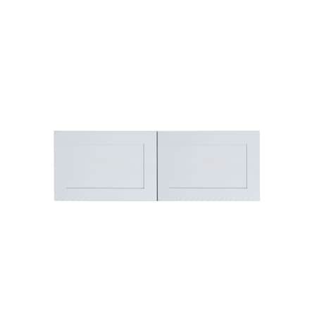 Cambridge Everest 36 in. W x 24 in. D x 12 in. H Ready to Assemble Shaker Wall Bridge Kitchen Cabinet in White SA-W361224-SW-KIT