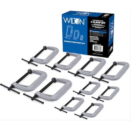 Wilton 140 Series C-clamp Kit - 10 Piece WIL11117