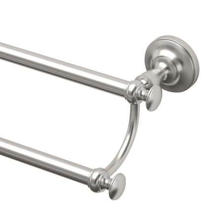 Gatco Tavern 24"  Double Towel Bar Satin Nickel 4024
