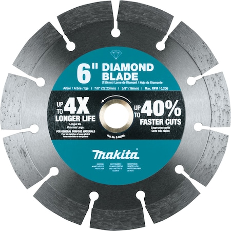 Makita Diamond Blade 6" MPE-02509