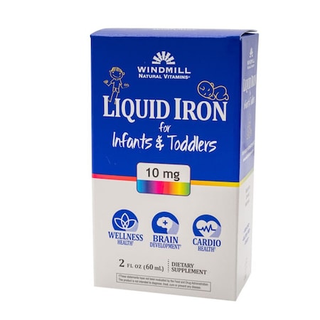 Windmill Iron Liquid, 10mg, 60mL 35046000950