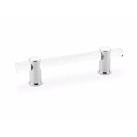 Schaub 4in Center to Center Lumiere Cabinet Pull Polished Chrome Finish 404-26