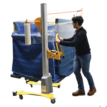 Vestil Material Pallet Stretch Wrap Machine PEL-100A-D3-SWA