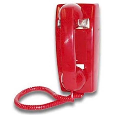 Itt 2554Ndl-Rd 255447Vbandl No Dial Wall Red ITT-2554NDL-RD