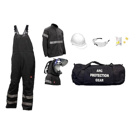 Mechanix Wear Jacket and Bib Kit, XL, Black AG40GP-XL-H3PFNG
