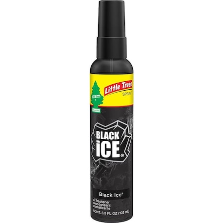 Little Trees Spray Black Ice Scent Car Air Freshener 3.5 oz Liquid UPS-06355