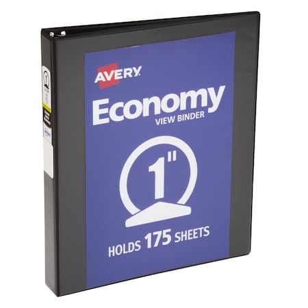 Avery Economy View 3 Ring Binder, 1 in Ring 05761