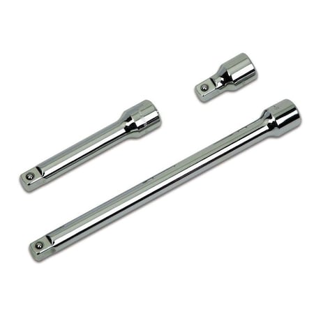 Williams Extension Set 1/2" Dr, 3 Pieces, Chrome plated JHWWSS-3XT