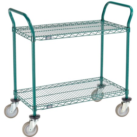 Nexel Wire Cart, Steel, 36 in L, 18 in W, 39 in H 1836P2G