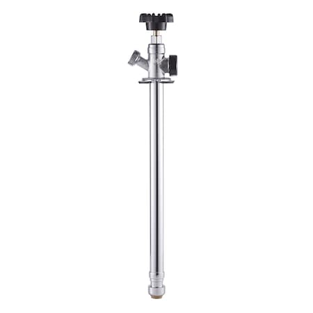 Vevor 12 in Frost-Free Sillcock 1/2 in PTC x 3/4 in MHT Hose Bibb Anti-Siphon Valve FDF-D-12