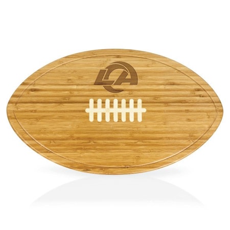 Picnic Time Family Of Brands NFL Los Angeles Rams - Kickoff Football Cutting Board & Serving Tray 908-00-505-333-2