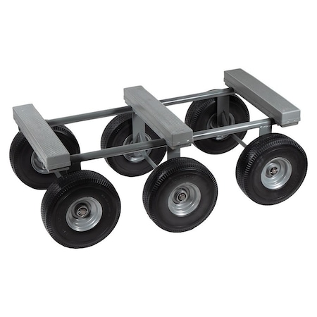 Mytee Products 40 inx22 in 6 Wheel All Terrain Dolly 1,200 lbs WLL w/ 10 in Casters Mover MD-PC4022