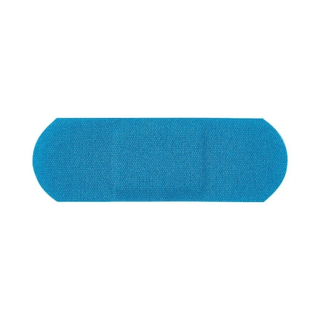 Medline CURAD Food Service Metal-Detectable Blue Fabric Adhesive Bandage, 1in x 3in, 1200PK NON25660BL