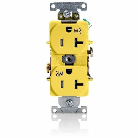 Leviton Wall Fixture 20A-125V T&Wr Comm Rcpt TWR20-Y