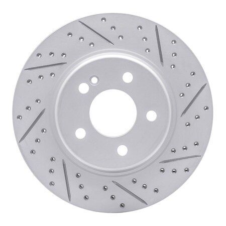 Dynamic Friction Co DFC Geoperformance Rotor - Drilled and Slotted 830-63118R