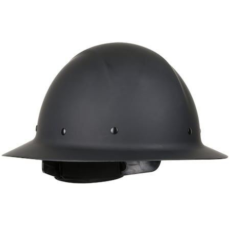 Pip Full Brim Smooth Dome Hard Hat w/Fiberglass Resin Shell, 8-Point Riveted Textile Suspension and Whee 280-HP1481R-11M