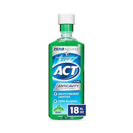 Act Mouthwash Mint Liquid, 18oz 41167094280