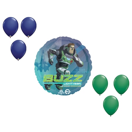 Loonballoon Lightyear Balloon Shape Set 6x latex 86035