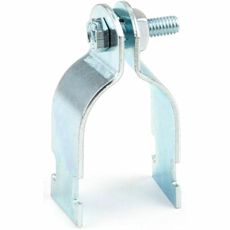 Dottie Clamp, EMT; Strut Use, 1-1/4 in, Steel, Electro Galvanized SC125E