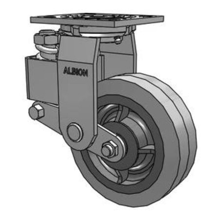 Albion spring-loaded-6-x-2-rubber-Caster 40XS06201S