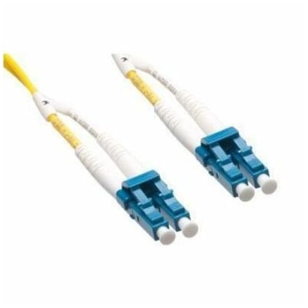 Axiom LC/LC MULTIMODE DUPLEX OM3 10G 50/125 FIBER OPTIC CABLE 1M (YELLOW) LCLC10GY-1M-AX