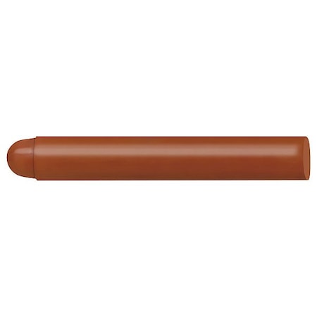 Markal Marking Crayon, 4-7/8 in L, Brown, Wax 82442G