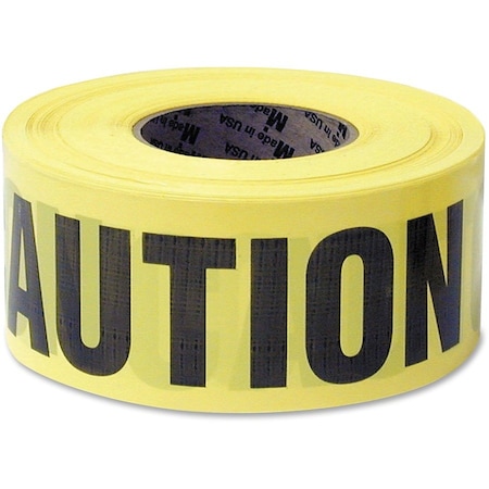 Great Neck Yellow Caution Tape, Yellow, 3 Inch Wide x 1000 ft Length GNS10379