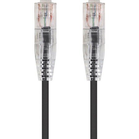 Monoprice Slimrun Cat6 Utp Cable-6-Inch Black 13508