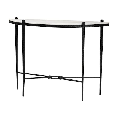Baxton Studio Caledon Marble Console Table 270-14726-ZORO