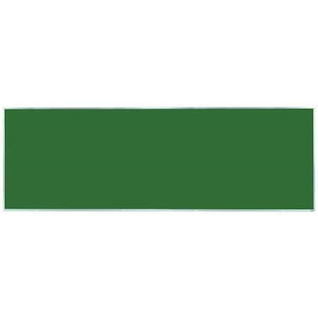 Aarco Porcelain on Steel Chalkboard Sating Anodize Aluminum Frame 48"x144" Green DS48144G