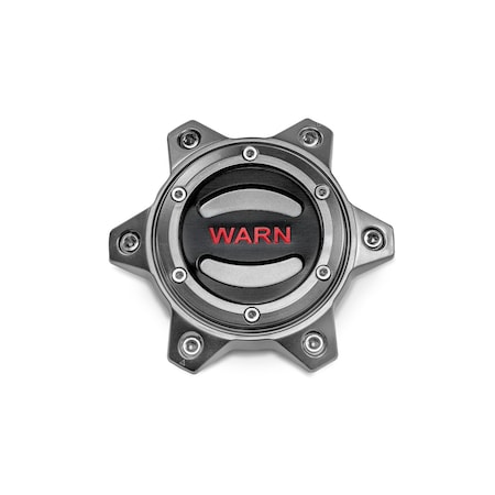Warn Wheel Center Cap Closed Style Gray Plastic Bolt On for Moonsault Diamond Cutter Wheels 104484
