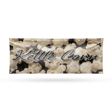 Signmission Kettle Corn, 48 Inch x 120 Inch, Vinyl Banner B-120-30717