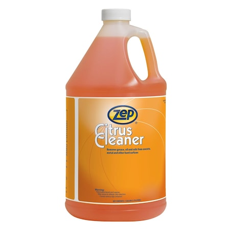 Zep Cleaner/Degreaser, 1 Gal Pail, Liquid, Orange, 4 PK 45524