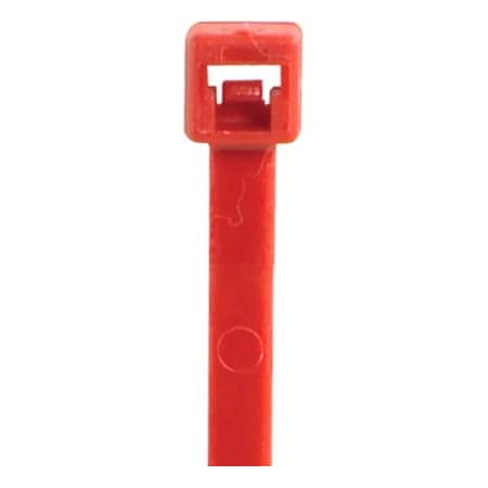 Partners Brand Cable Tie, 8 in L, Red, Nylon, 40 lb Strength, 1000 PK CT444B
