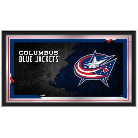 Holland Bar Stool Co Columbus Blue Jackets 15" x 26" Hockey Collector Mirror by Holland Bar Stool Company MColColBlu