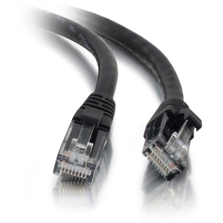 C2G 7FT CAT5E SNAGLESS UNSHIELDED UTP ETHERNET NETWORK PATCH CABLE - BLACK 15196