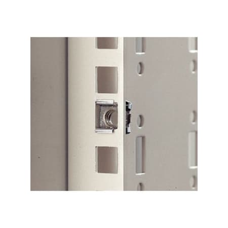 Rittal Captive Nut, M6-1.00, Cage Nut Shape, Steel, Not Graded, Zinc Plated Finish, 50 PK 2092200